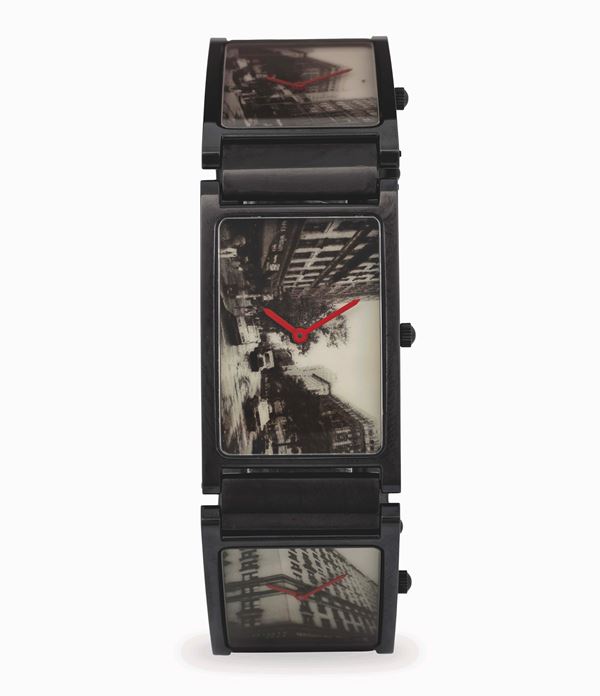 Andy Warhol Times/5, composto da cinque diversi quadranti raffiguranti vedute di Manhattan, edizione  [..]