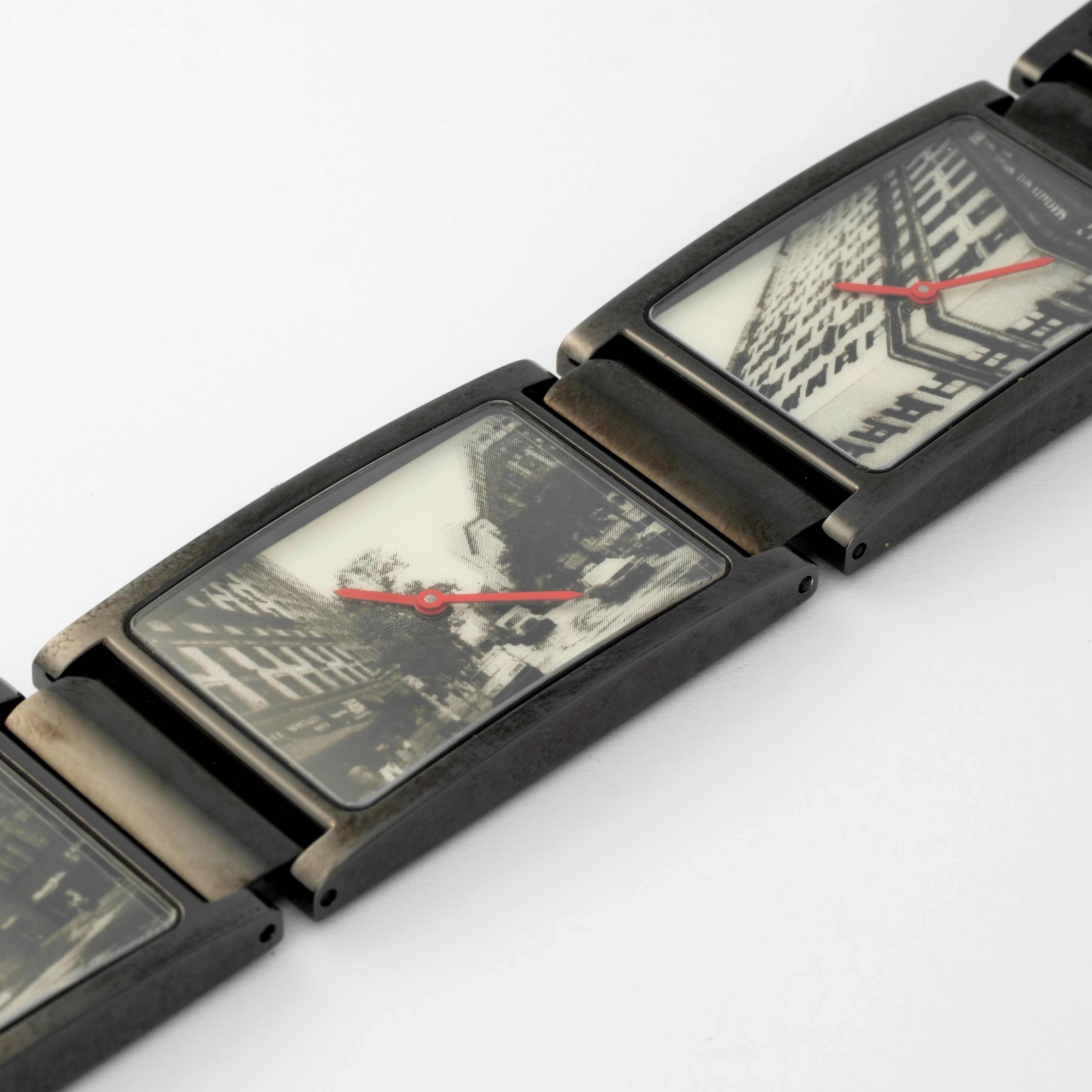 Movado - Andy Warhol Times/5, orologio in edizione limitata con quadranti raffiguranti vedute di ...