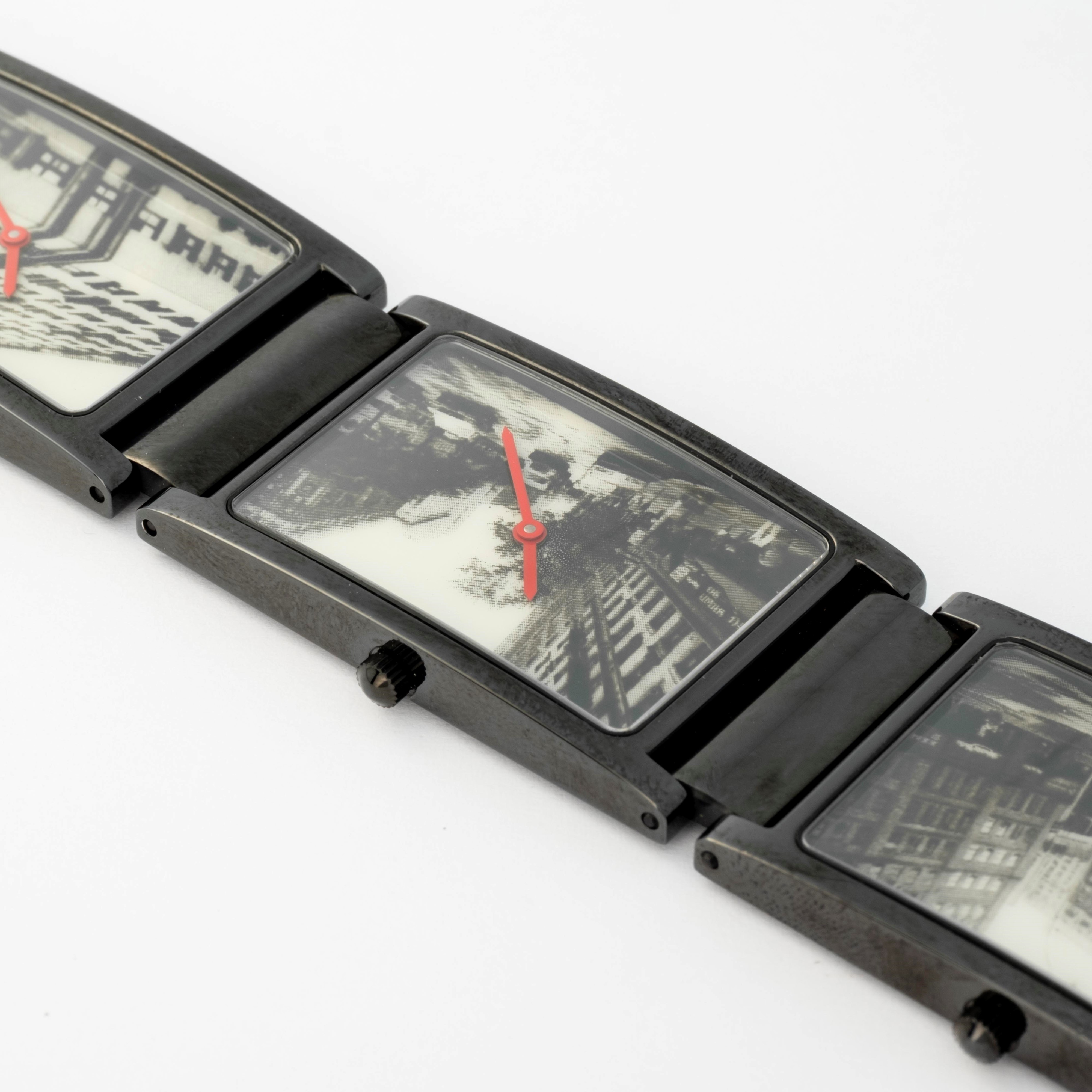 Movado - Andy Warhol Times/5, orologio in edizione limitata con quadranti raffiguranti vedute di ...