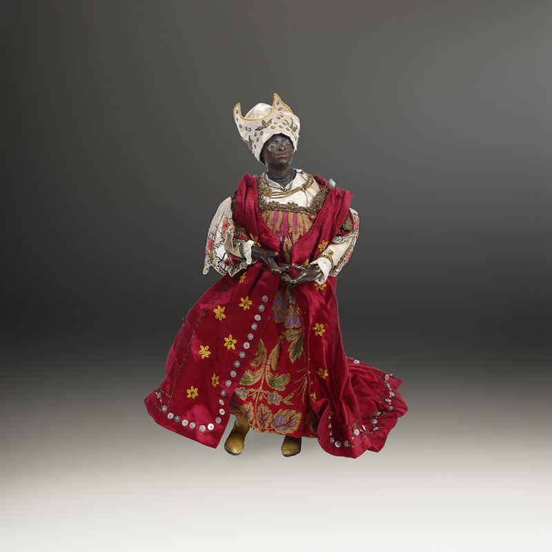 Re mago, Baldassarre. Arte presepiale genovese del XIX secolo  - Asta Scultura e Oggetti d'Arte - Cambi Casa d'Aste