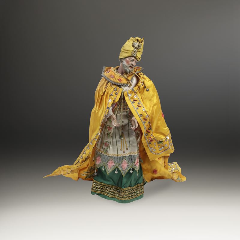 Re mago, Melchiorre. Arte presepiale genovese del XIX secolo  - Asta Scultura e Oggetti d'Arte - Cambi Casa d'Aste