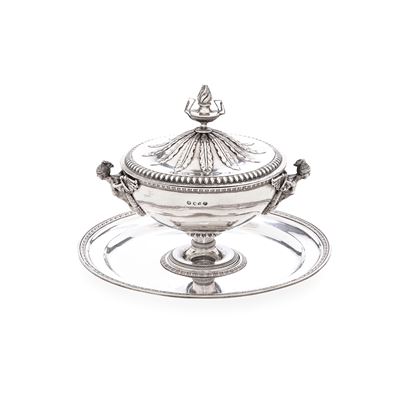 Tazza da Puerpera. Padova, Argentiere Luigi Merlo (attivo dal 1802 al 1830)