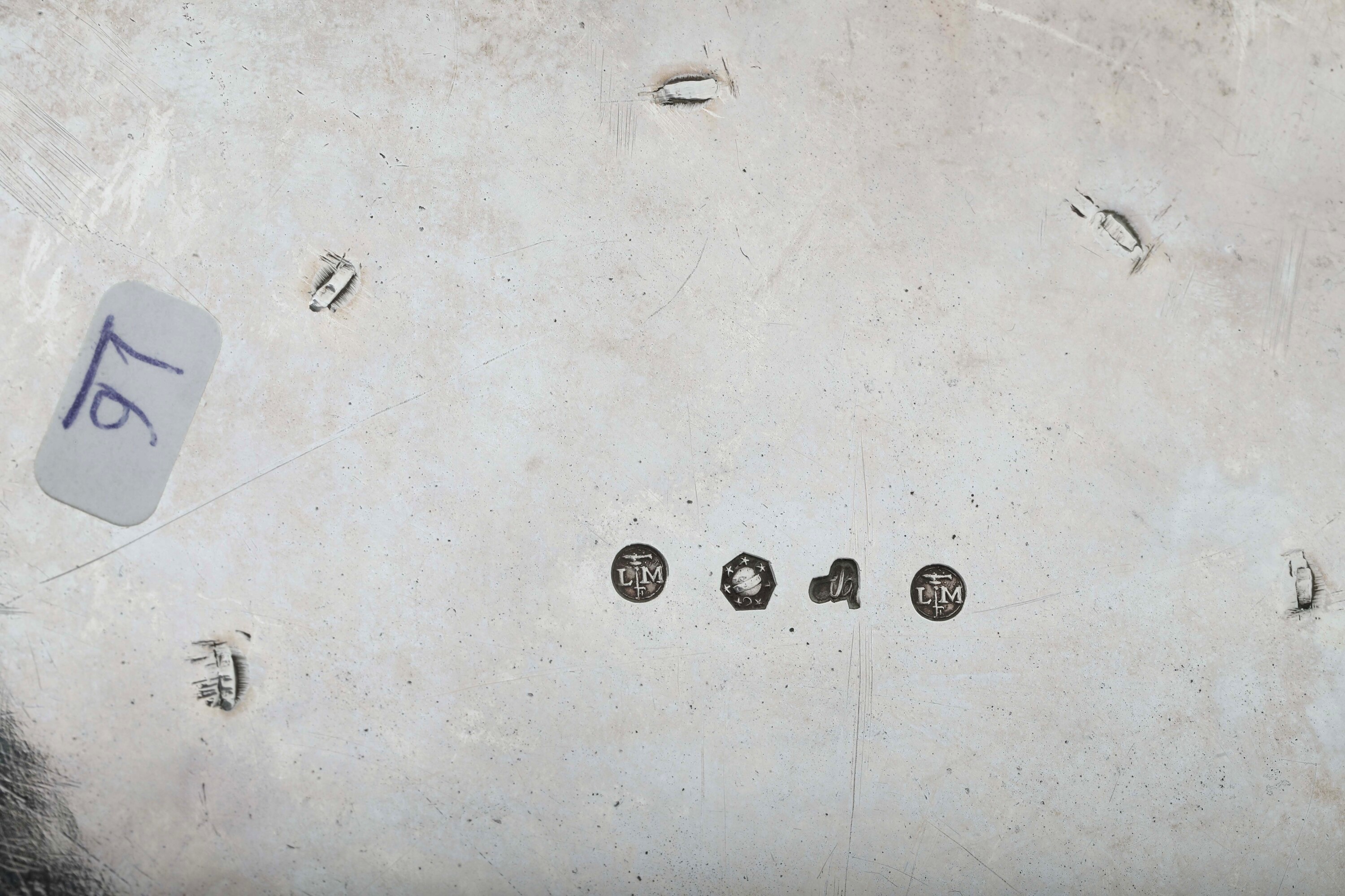 Tazza da Puerpera. Padova, Argentiere Luigi Merlo (attivo dal 1802 al 1830)