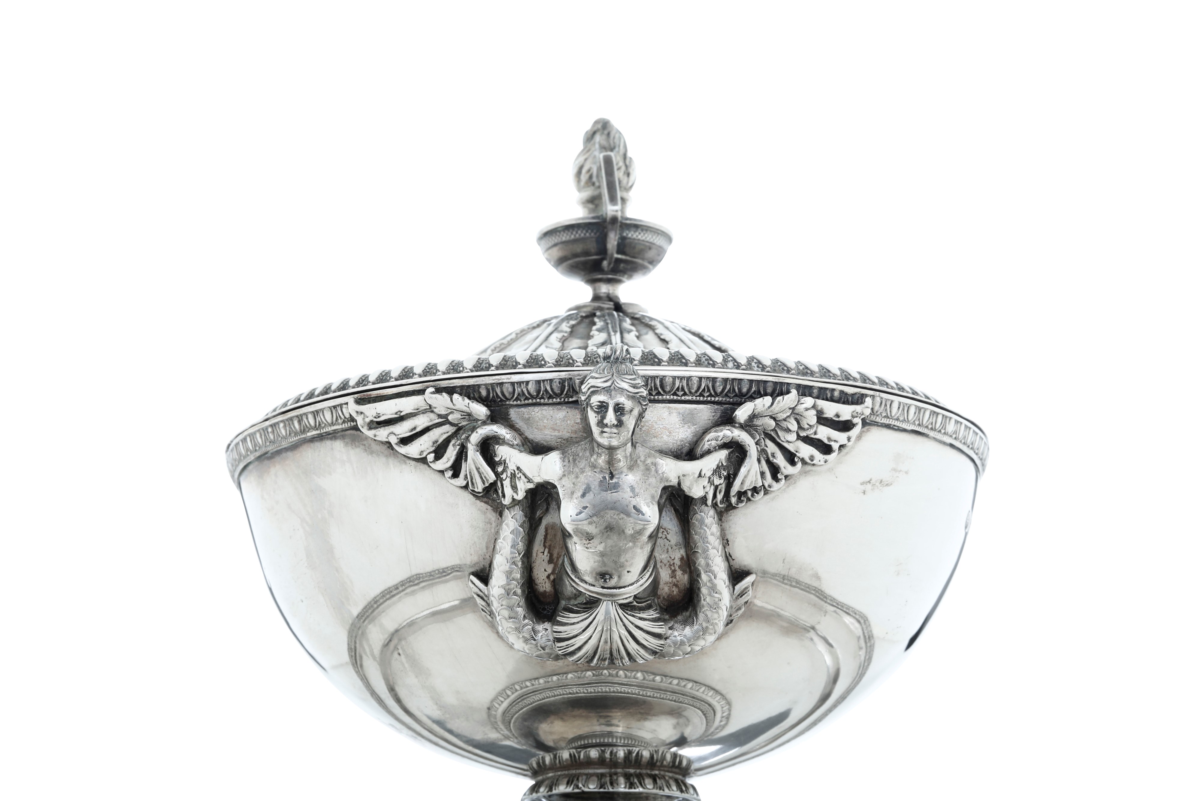 Tazza da Puerpera. Padova, Argentiere Luigi Merlo (attivo dal 1802 al 1830)