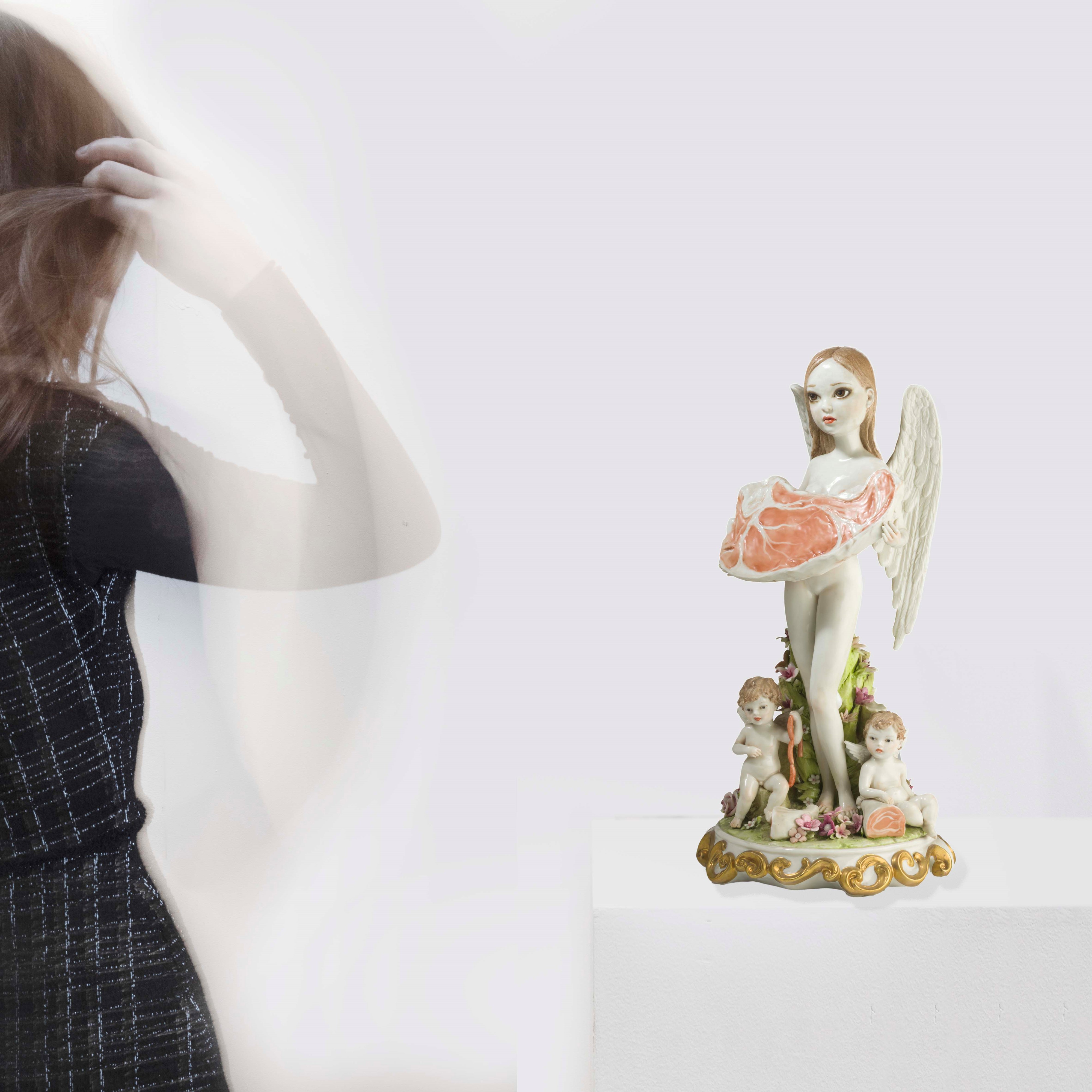 Mark Ryden - Angel of Meat - Scultura in porcellana