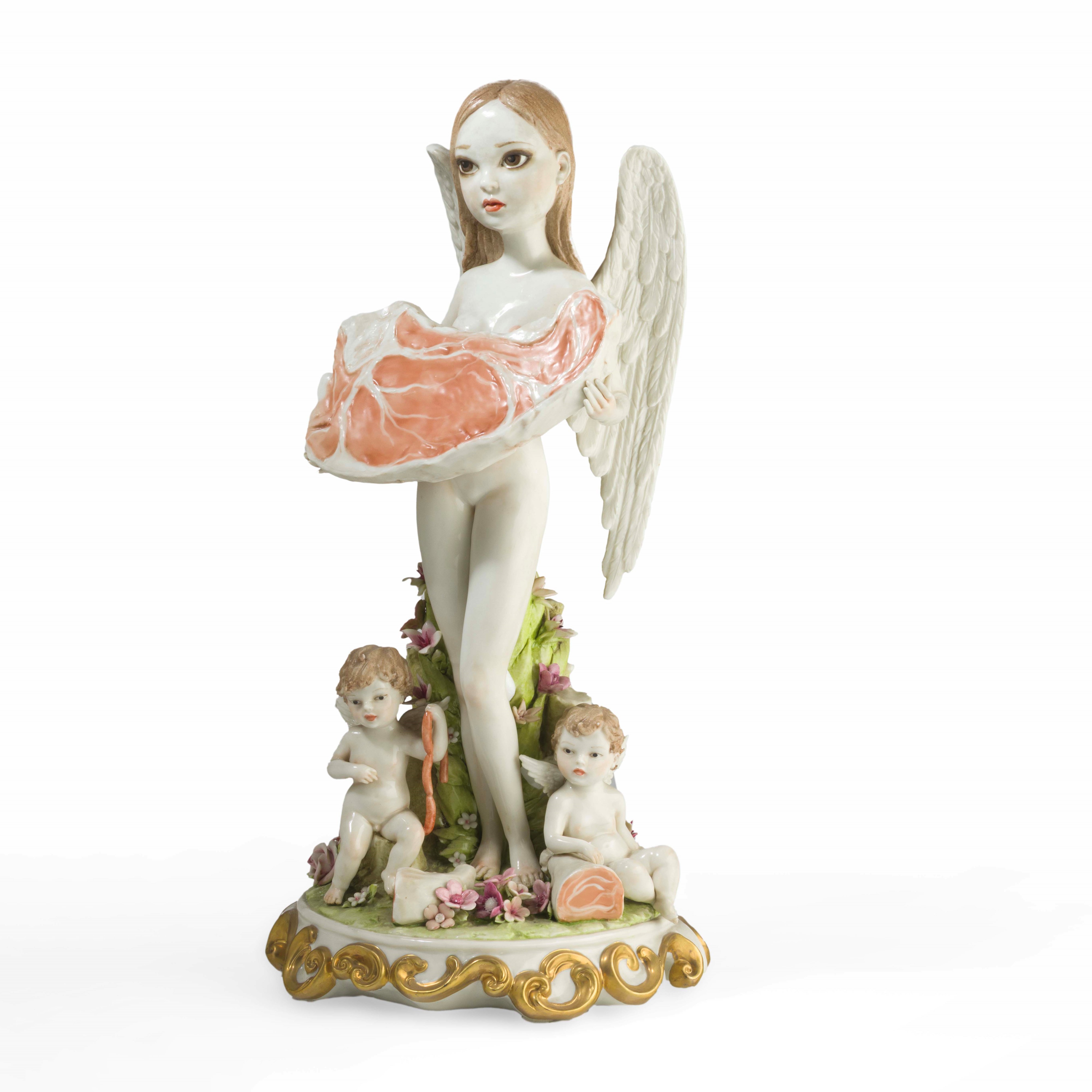 Mark Ryden - Angel of Meat - Scultura in porcellana