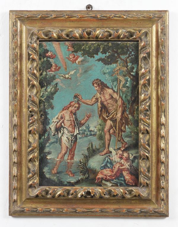 Scuola del XVIII secolo Battesimo di Cristo