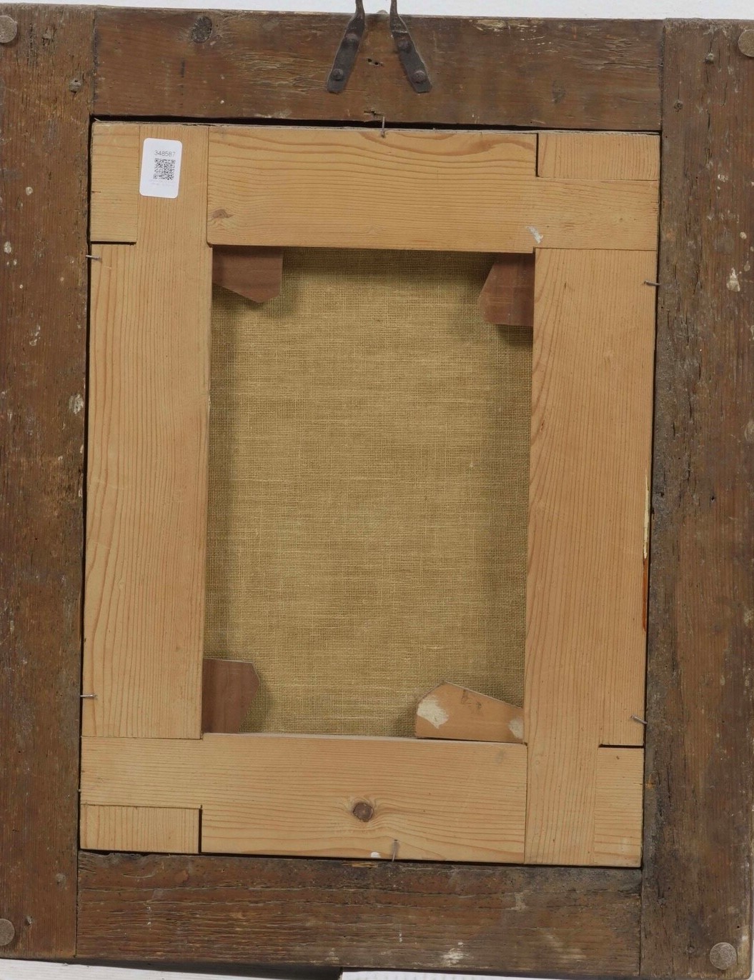 Scuola francese del XVII secolo, Ritratto di dama con collana di perle, olio su tela