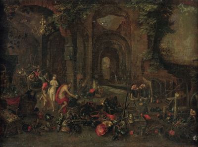 Venere e Vulcano, olio su tela