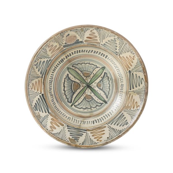 Piatto Deruta, fine XV secolo 