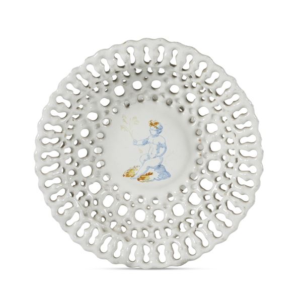 Coppa traforata Faenza, seconda metà del XVI secolo 