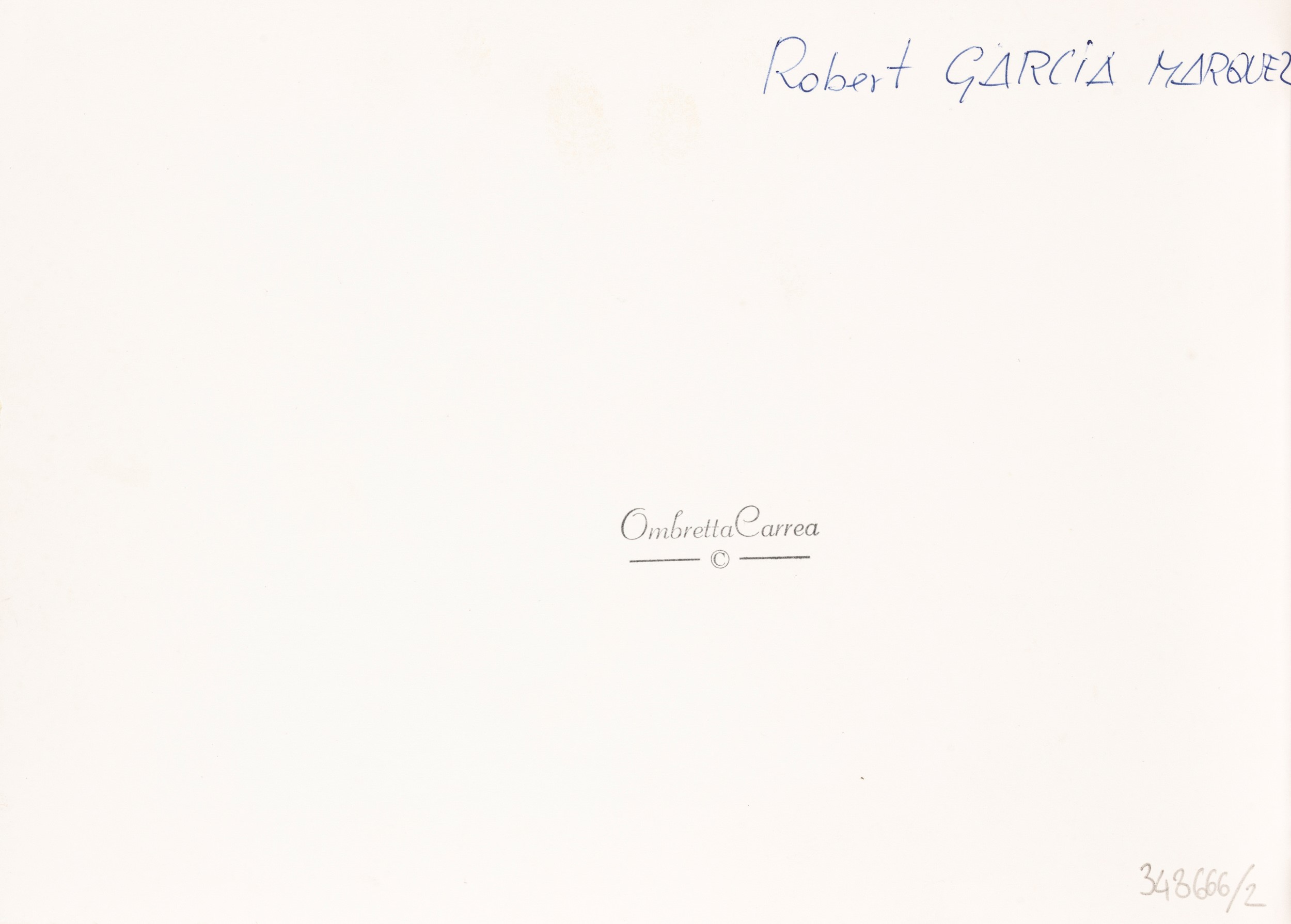 lotto di due fotografie Senza titolo (Gabriel García Marquez e manifestazione)