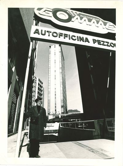 Paesaggio urbano (stampa fotografia in bianco e nero)