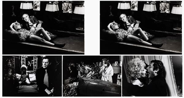 Bernard Prim - lotto di cinque fotografie Senza titolo, scene dal film “La grande abbuffata”