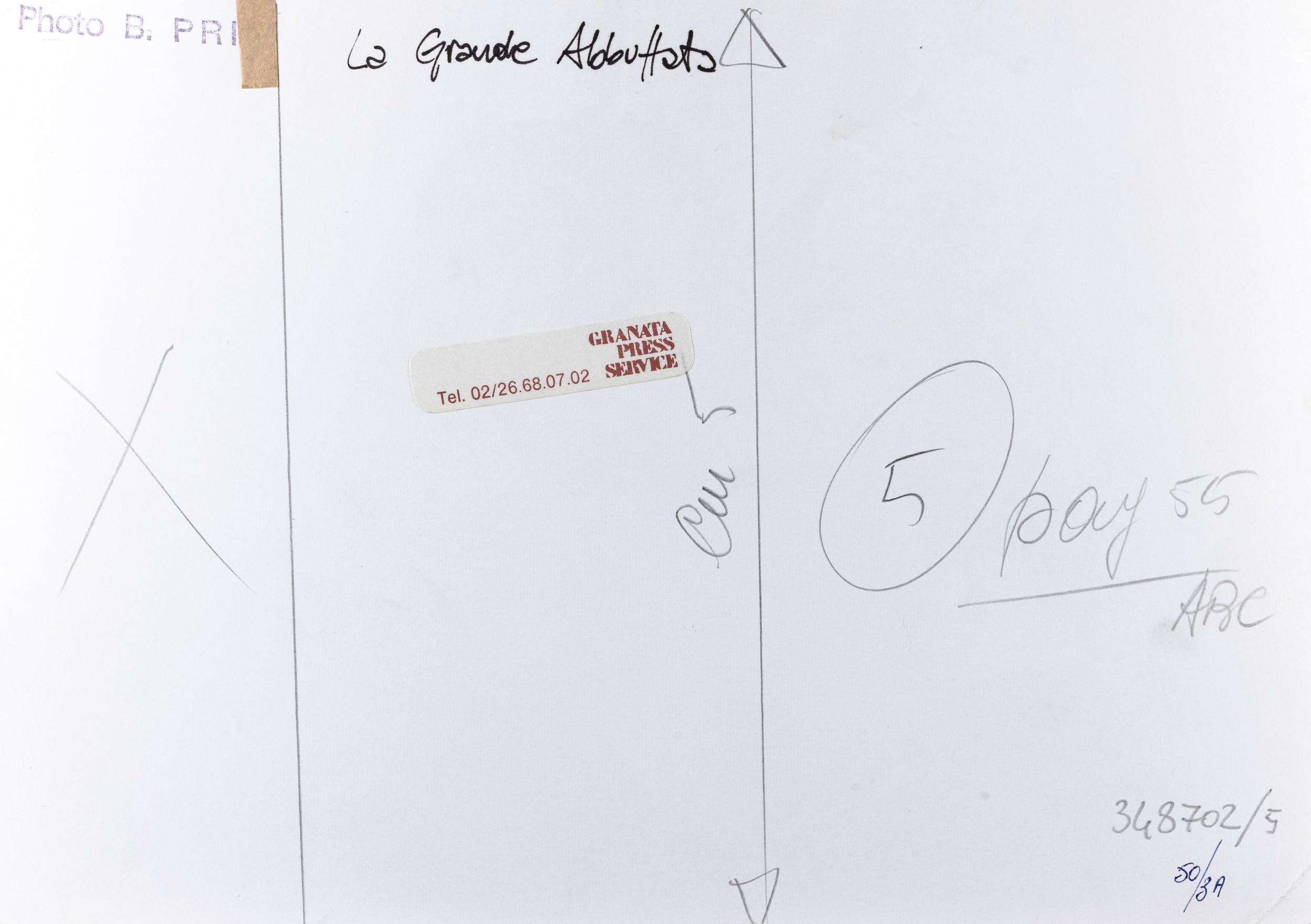 lotto di cinque fotografie Senza titolo, scene dal film “La grande abbuffata”