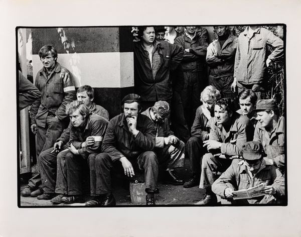 Giovanni Giovannetti - Senza titolo (Operai a riposo)