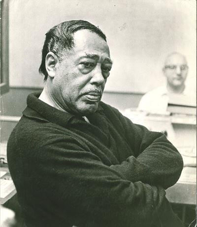 Duke Ellington - Stampa fotografica in bianco e nero