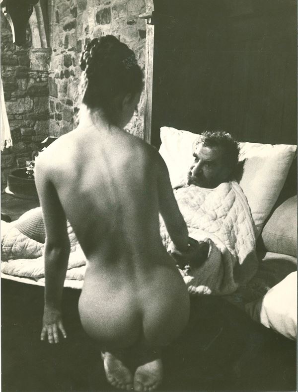 Hugh Griffith e Josephine Chaplin in “I racconti di Canterbury” di Pier Paolo Pasolini