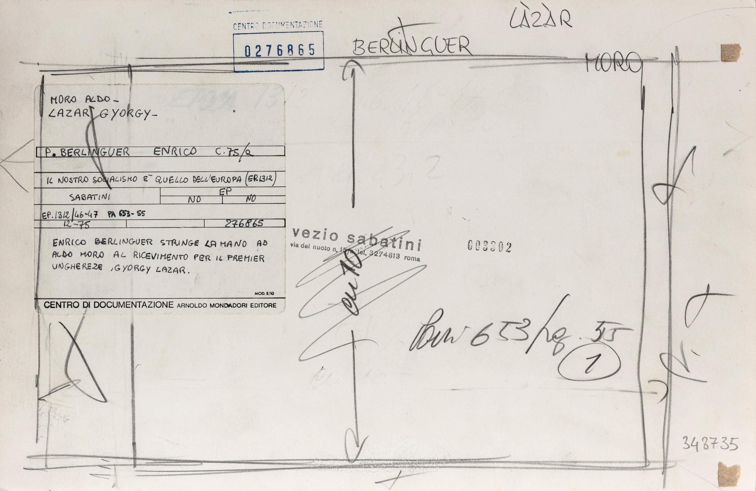 Senza titolo, Compromesso storico