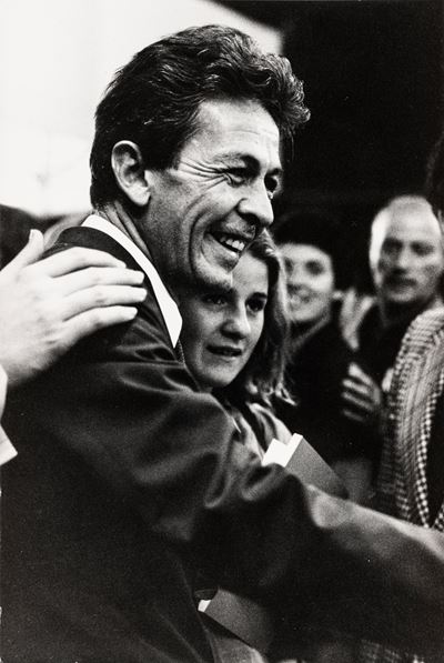 Enrico Berlinguer e sua figlia Bianca, stampa alla gelatina ai sali d'argento
