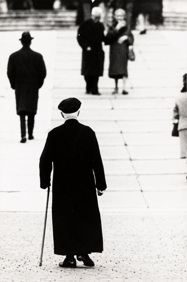 Vezio Sabatini - Senza titolo (Uomo con bastone)