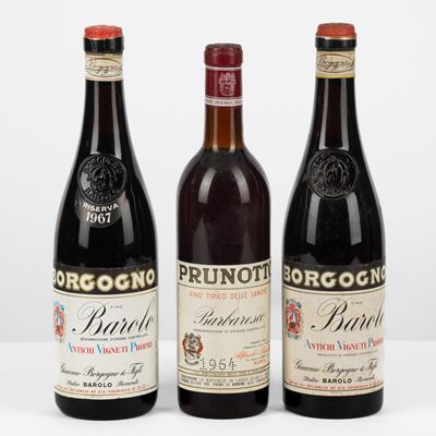 Giacomo Borgogno, Barolo e Barbaresco, Selezione