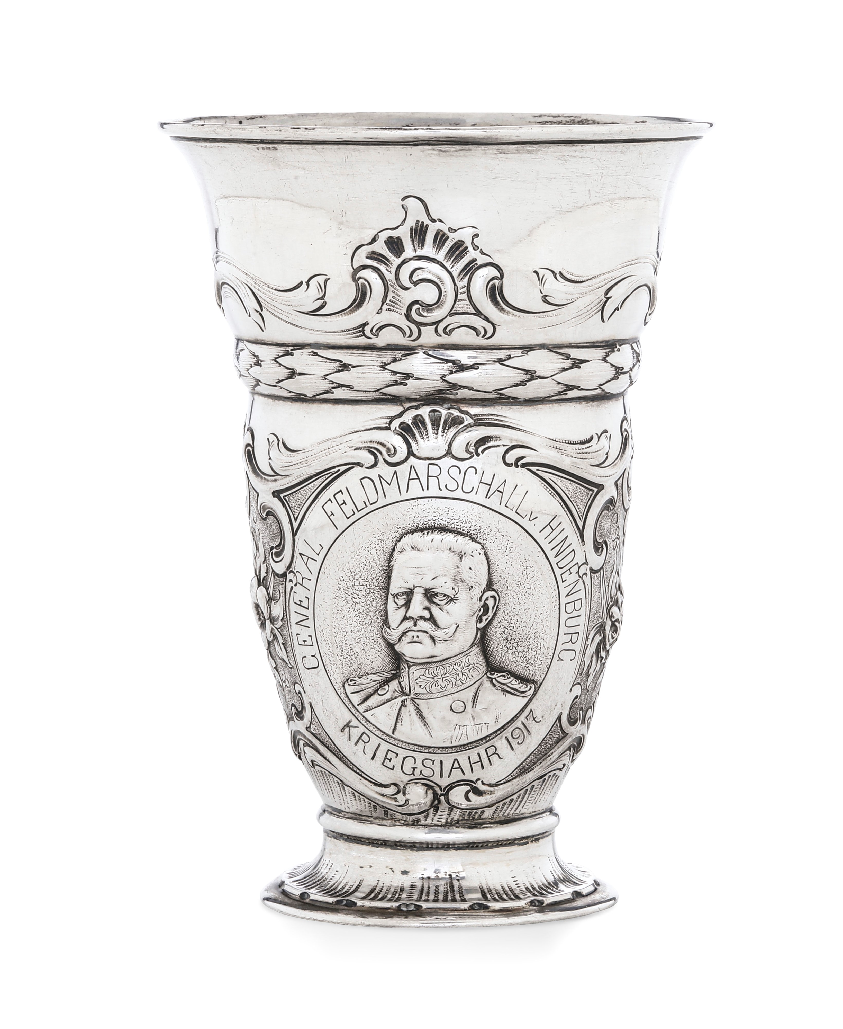 Coppa celebrativa. Argenteria artistica tedesca, inizi del XX secolo