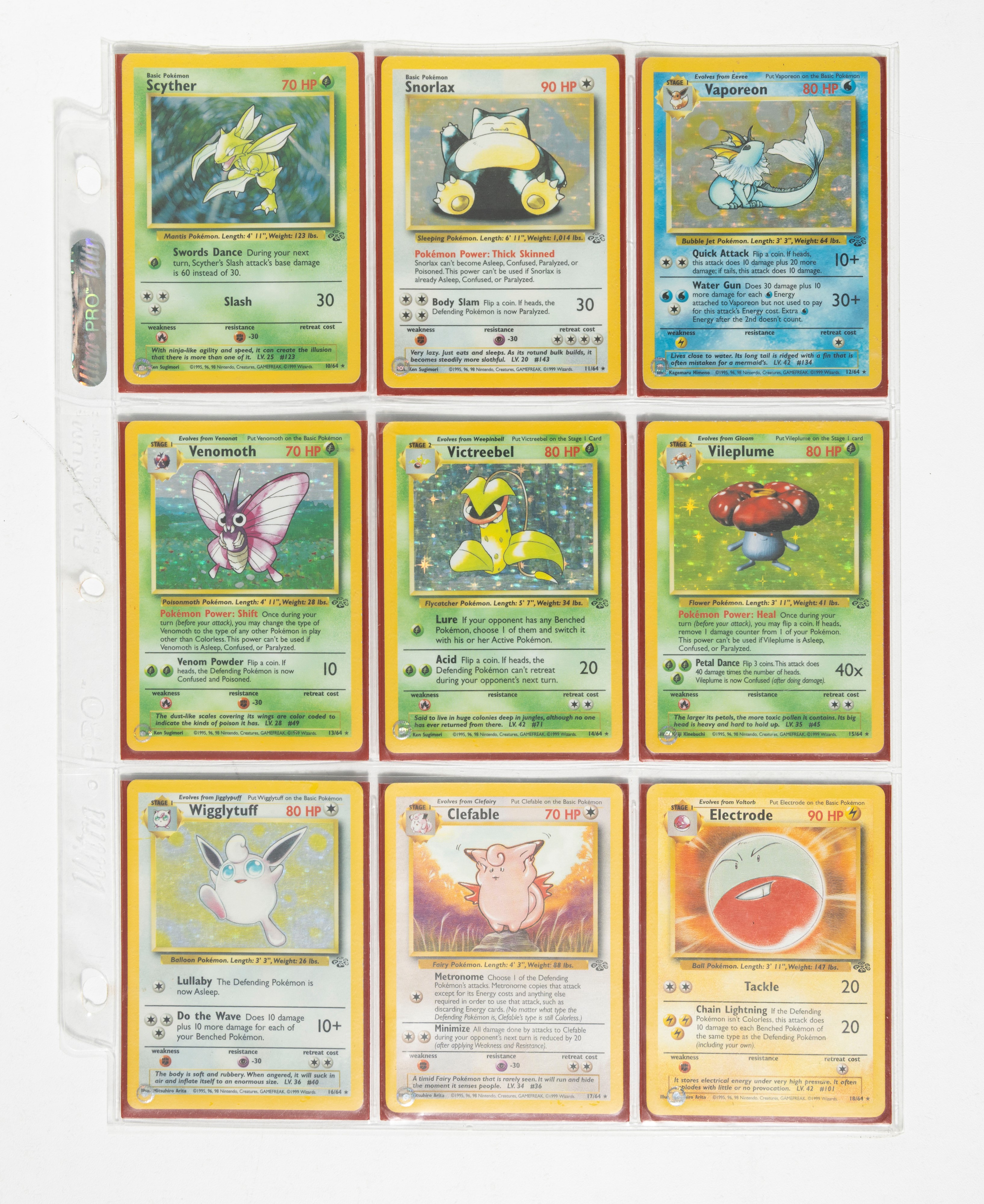 Ken Sugimori & Mitsuhiro Arita - Pokemon - Set Jungle Unlimited Uk.