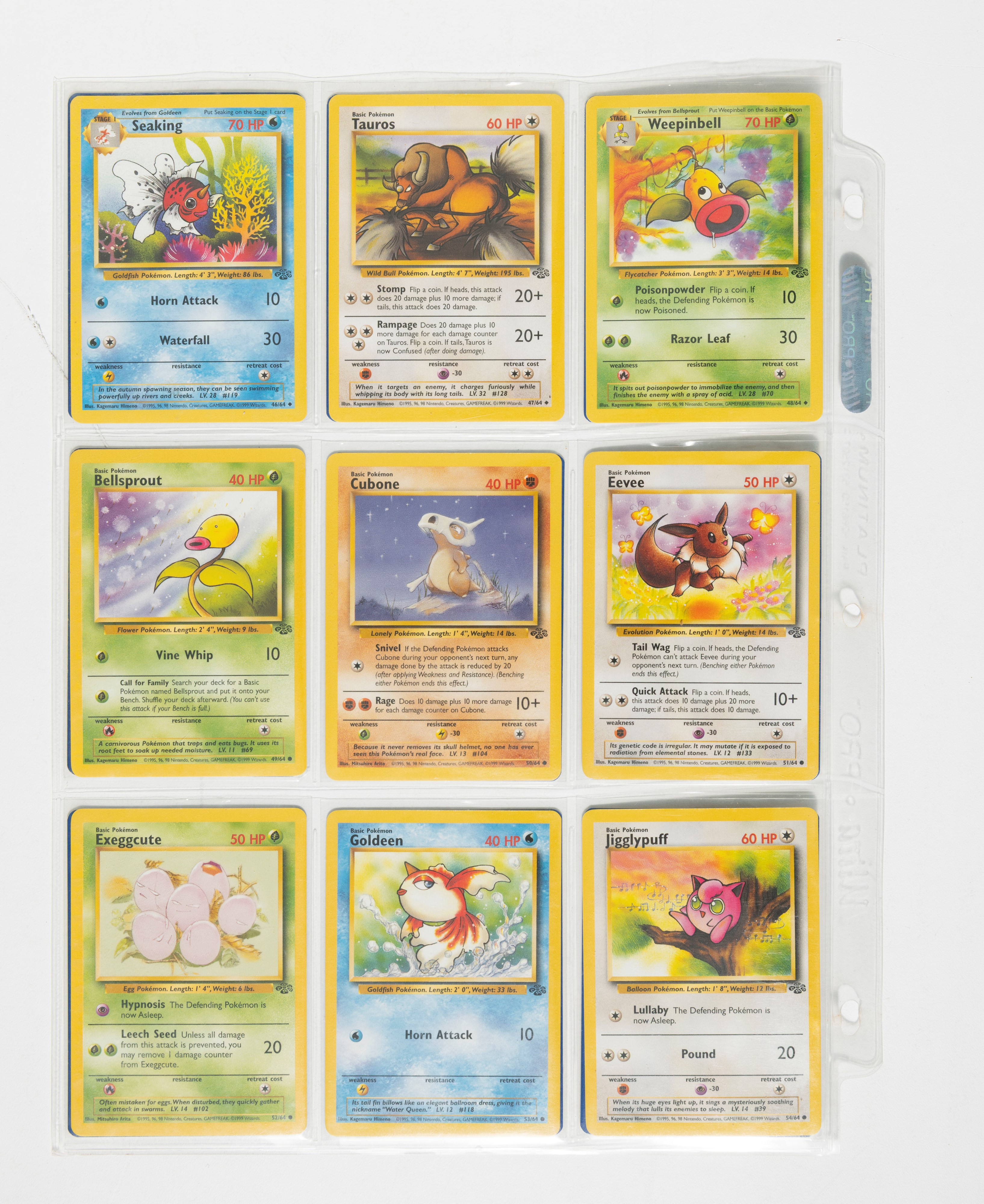Ken Sugimori & Mitsuhiro Arita - Pokemon - Set Jungle Unlimited Uk.