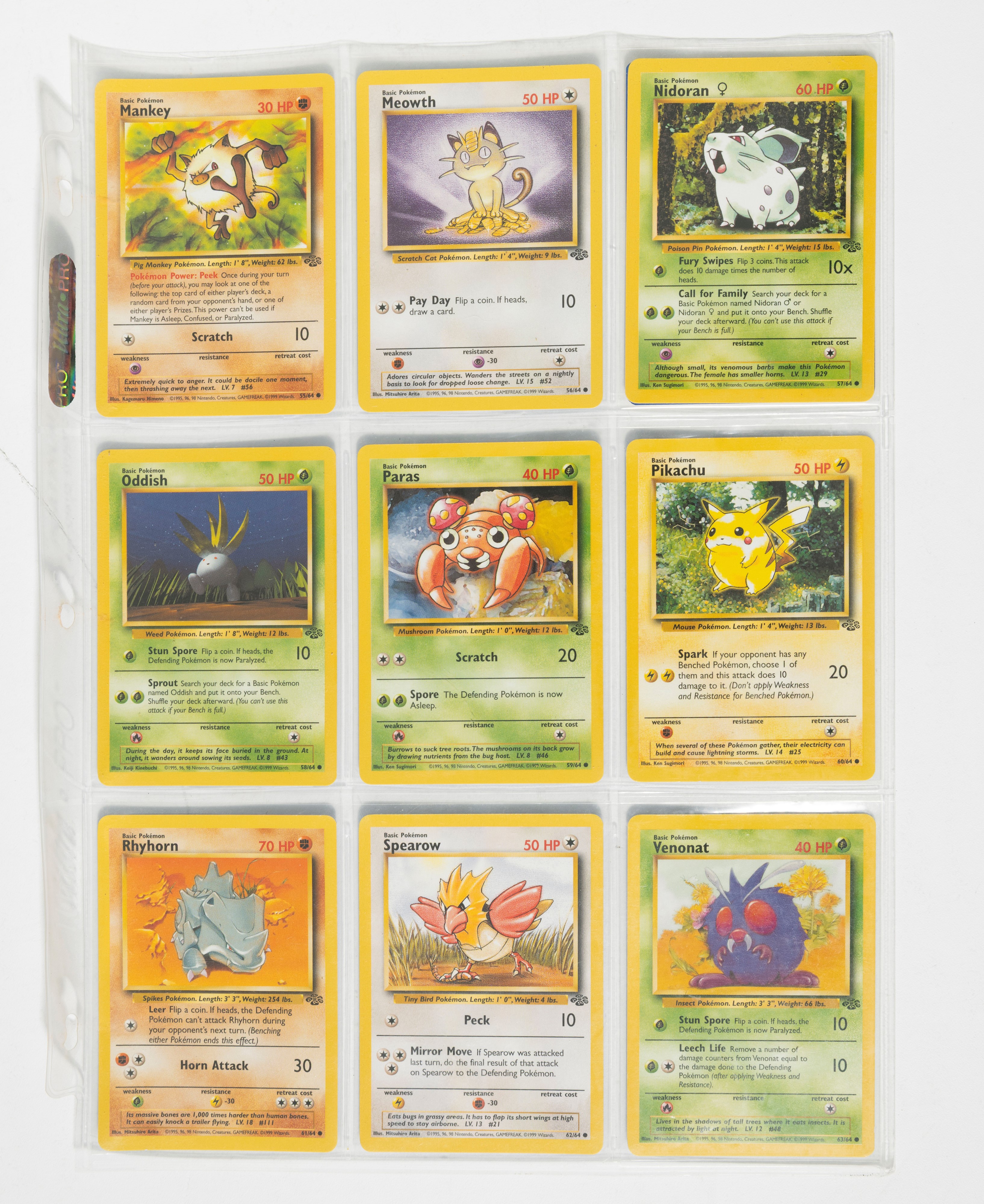 Ken Sugimori & Mitsuhiro Arita - Pokemon - Set Jungle Unlimited Uk.