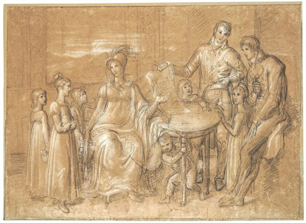 Ritratto familiare in un interno