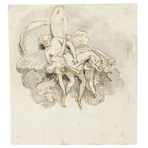 Scuola veneta del XVIII secolo Amore e Psiche