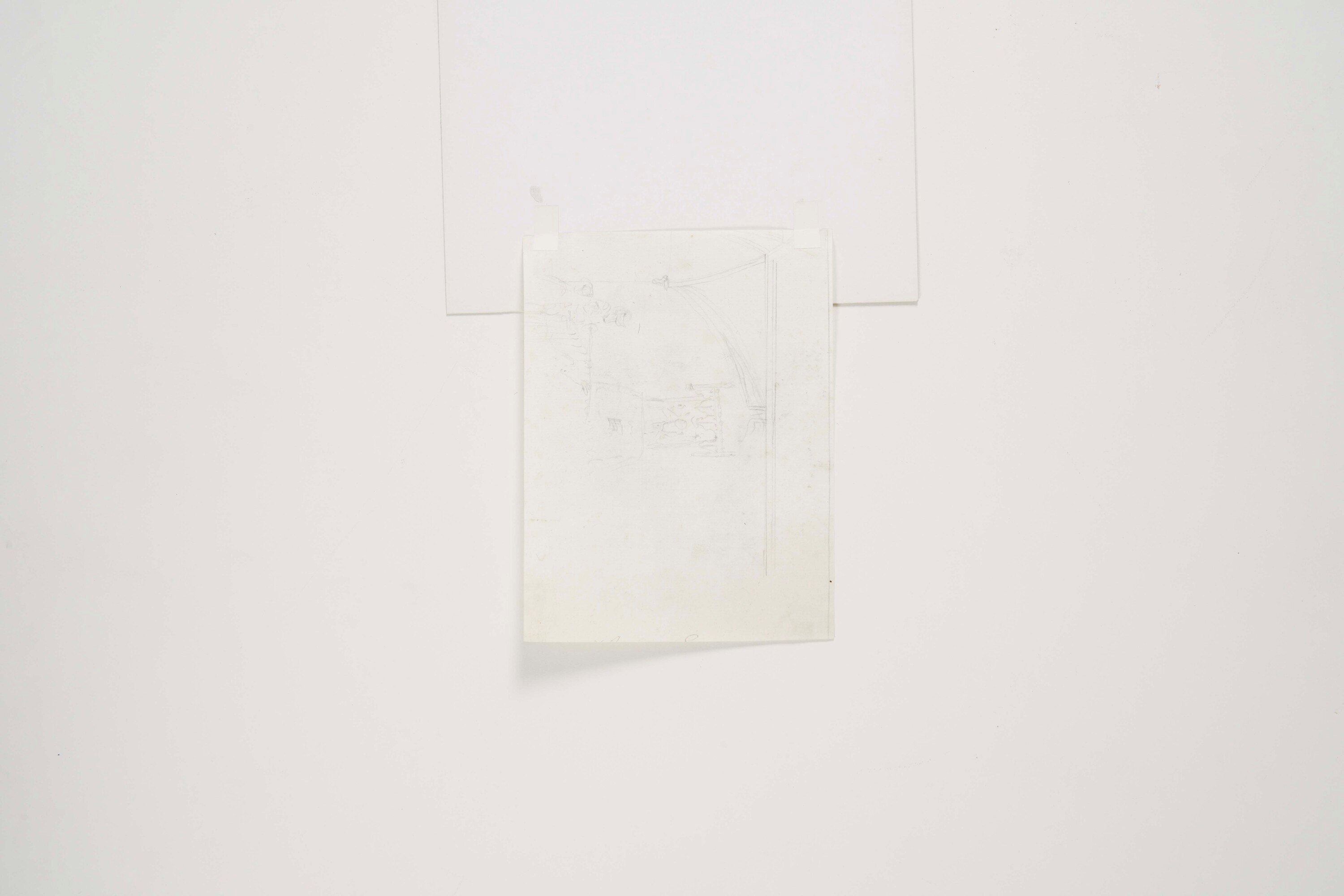 Felicita Sartori - Testa femminile, matita nera su carta