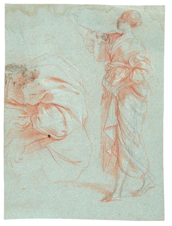 Studio di figura e panneggi