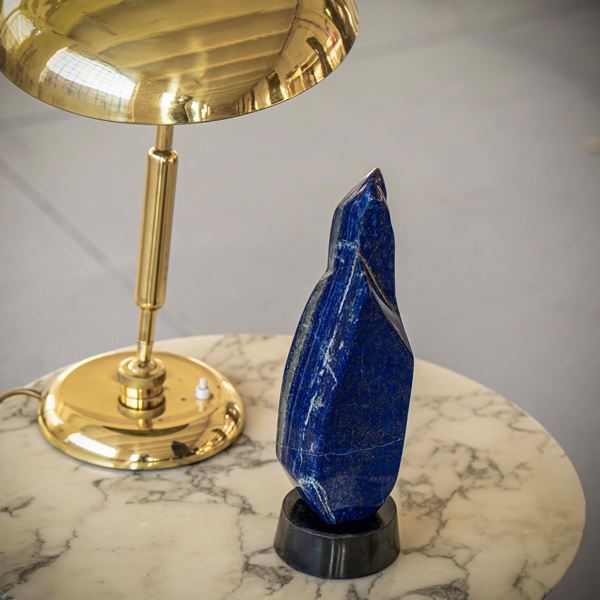 Elegante e grande lastra di Lapislazzuli con inclusioni di pirite.  Qualita AAA+ (Le inclusioni di pirite rendono l'oggetto raro e importante)