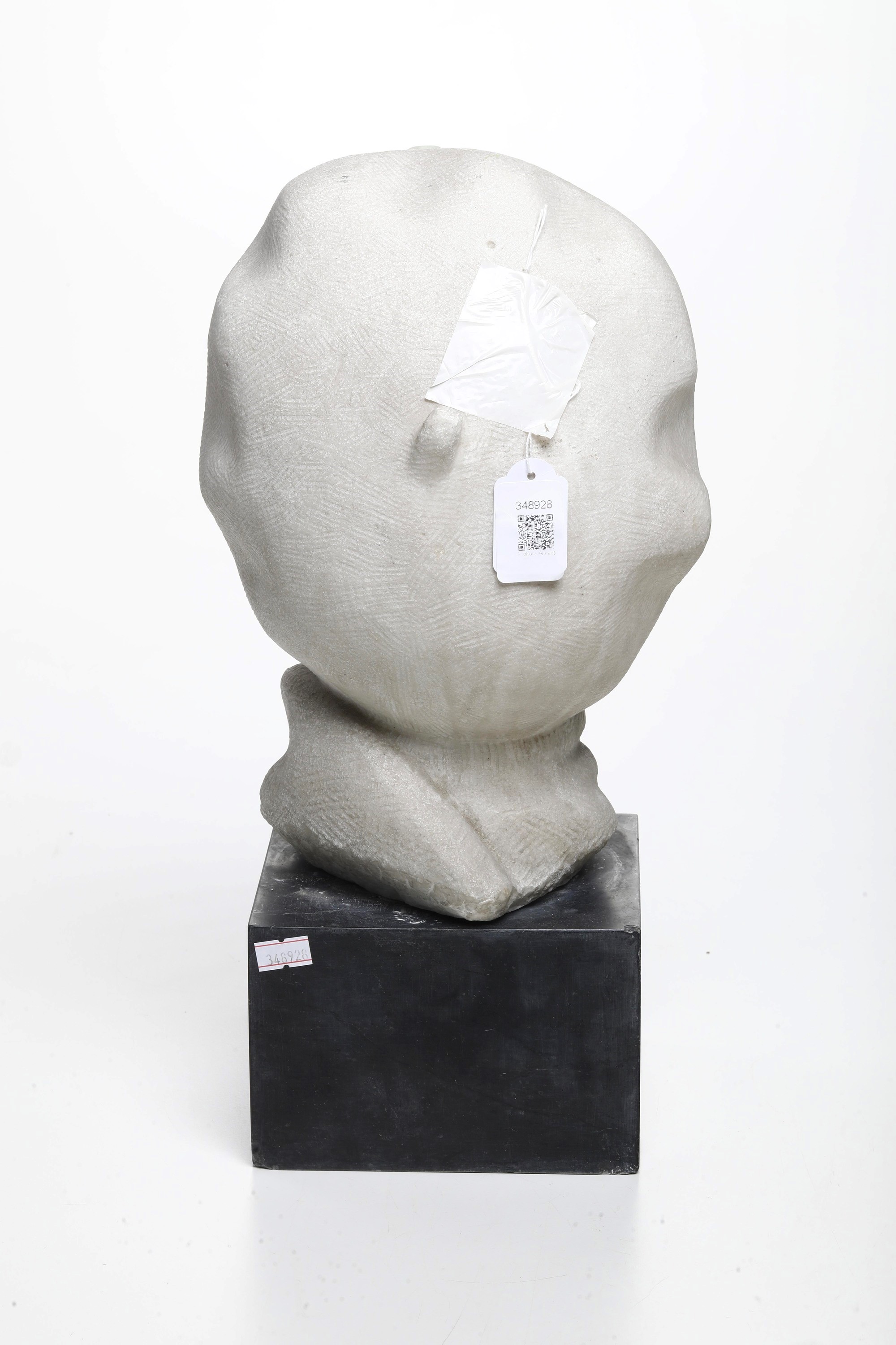 Angelo Frattini - Testa femminile in marmo bianco