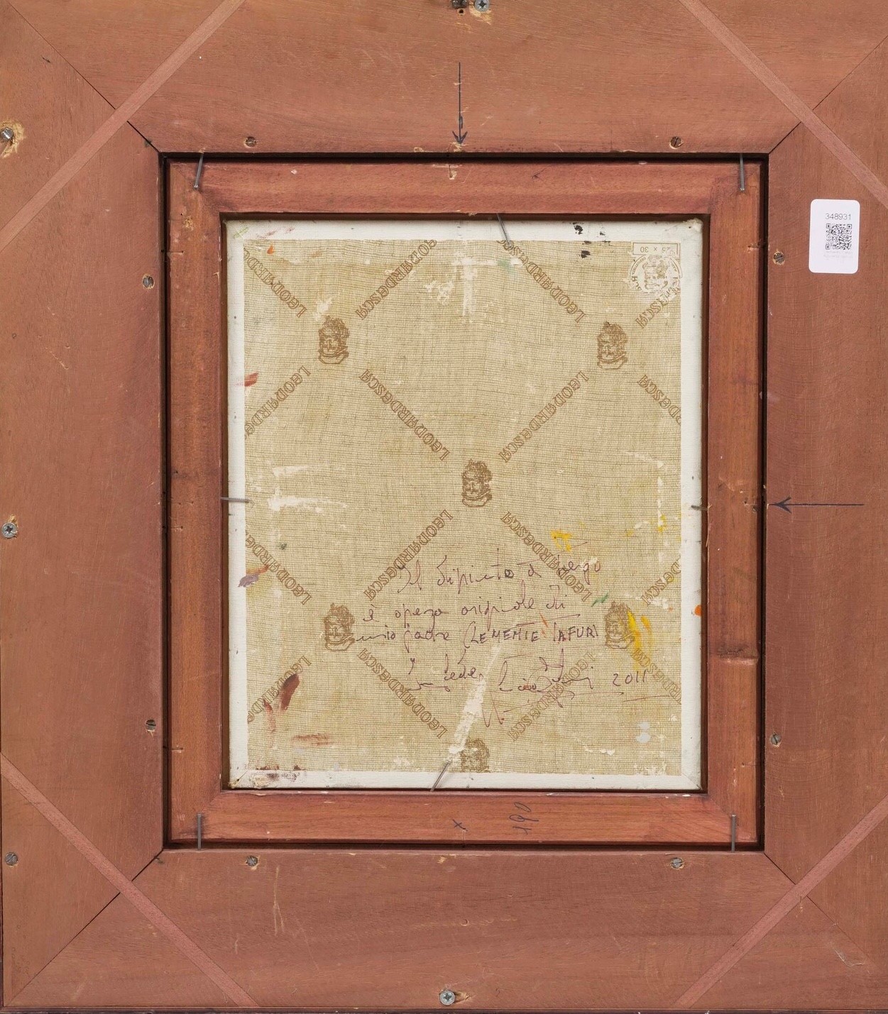Clemente Tafuri - Azucena - olio su cartone telato