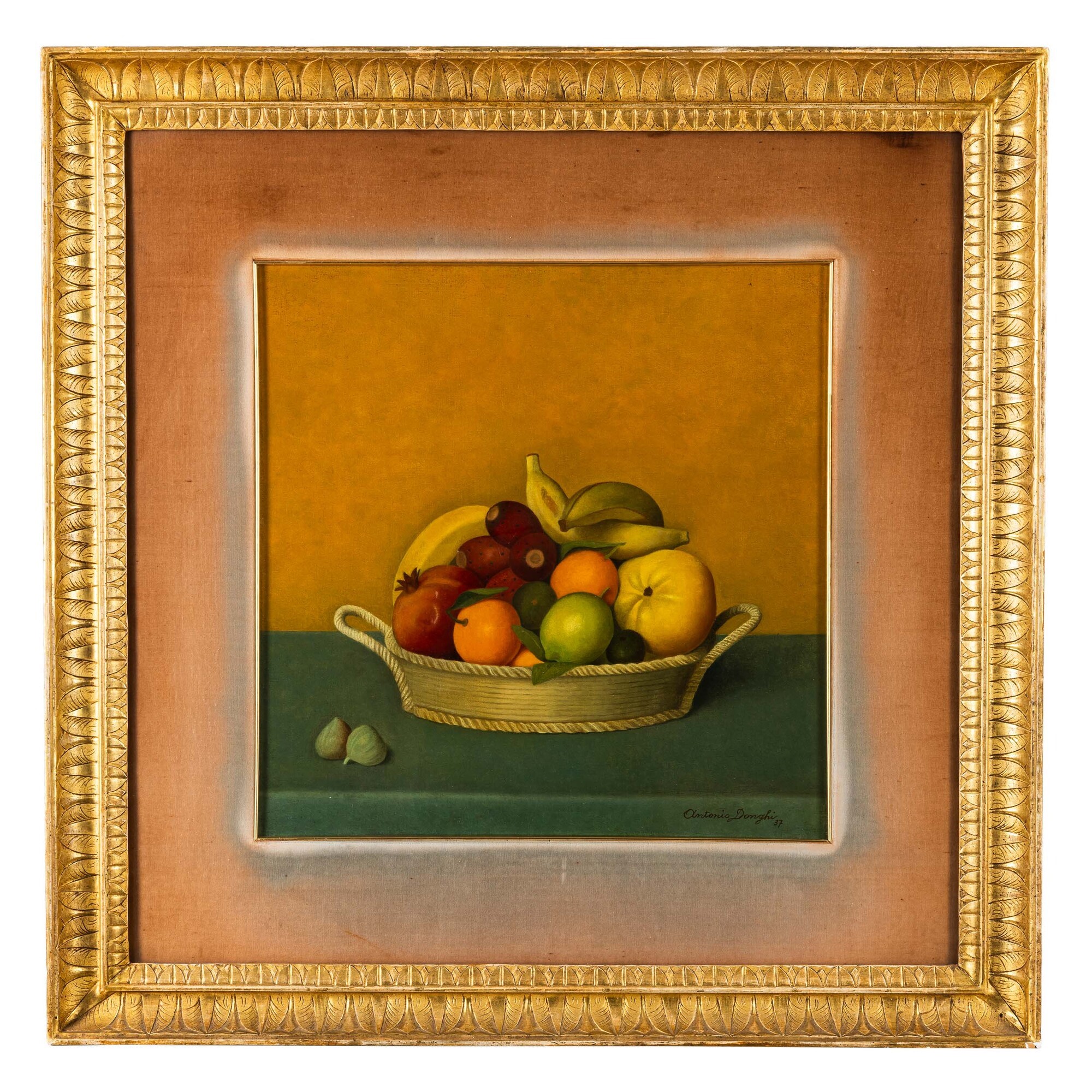 Antonio Donghi - Frutta, olio su tela