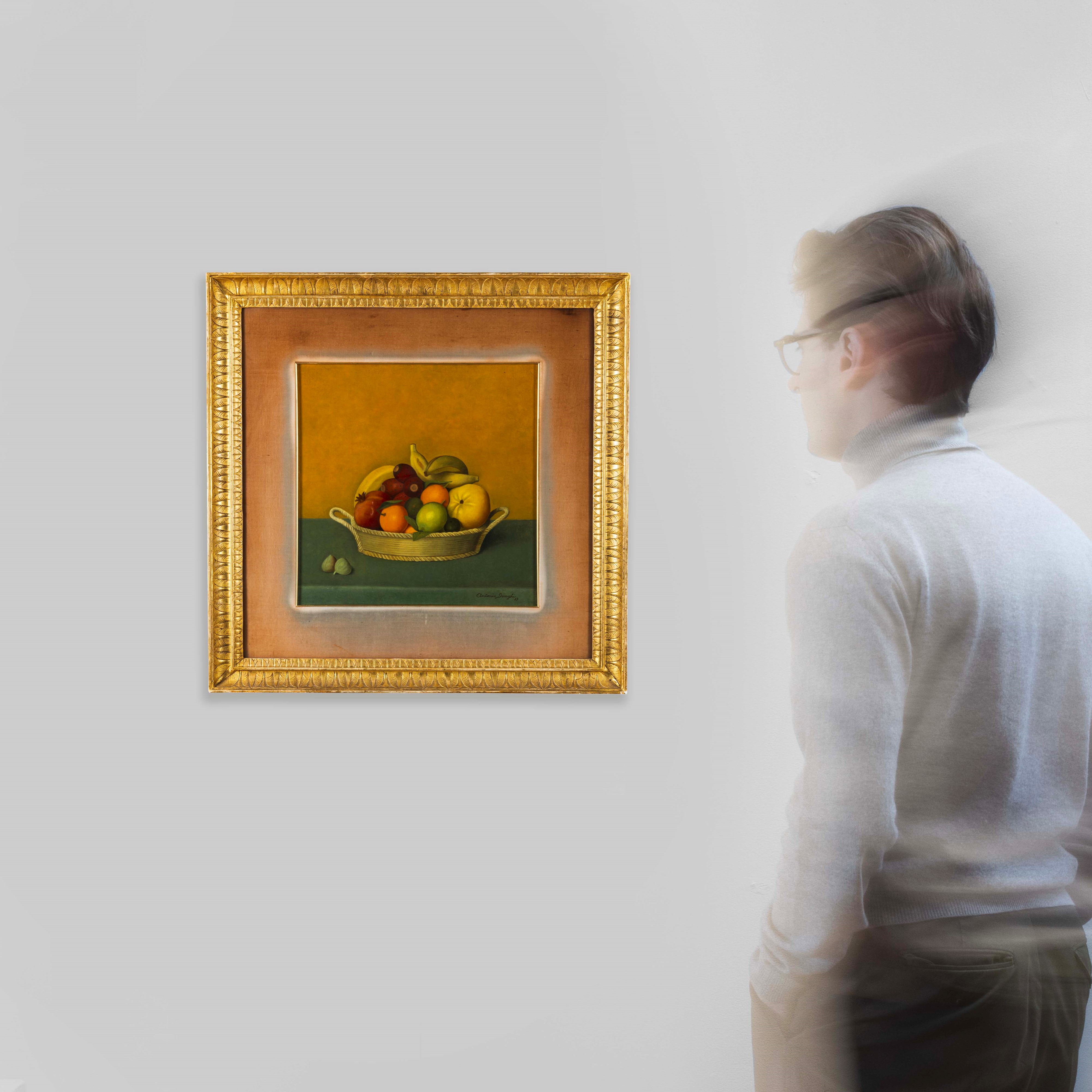Antonio Donghi - Frutta, olio su tela