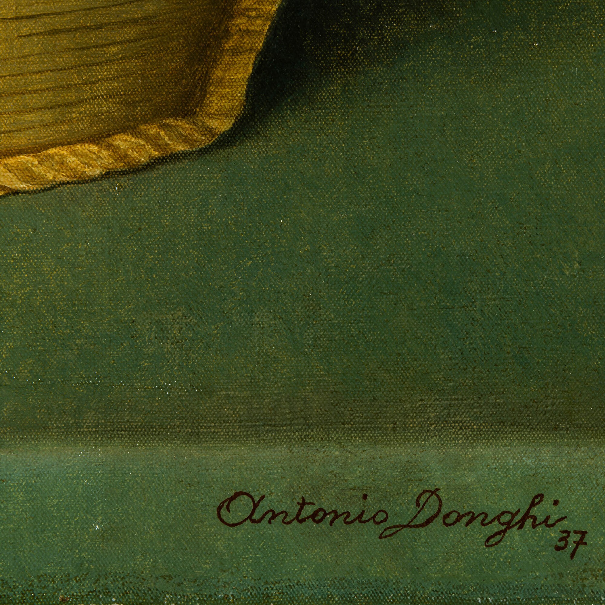 Antonio Donghi - Frutta, olio su tela