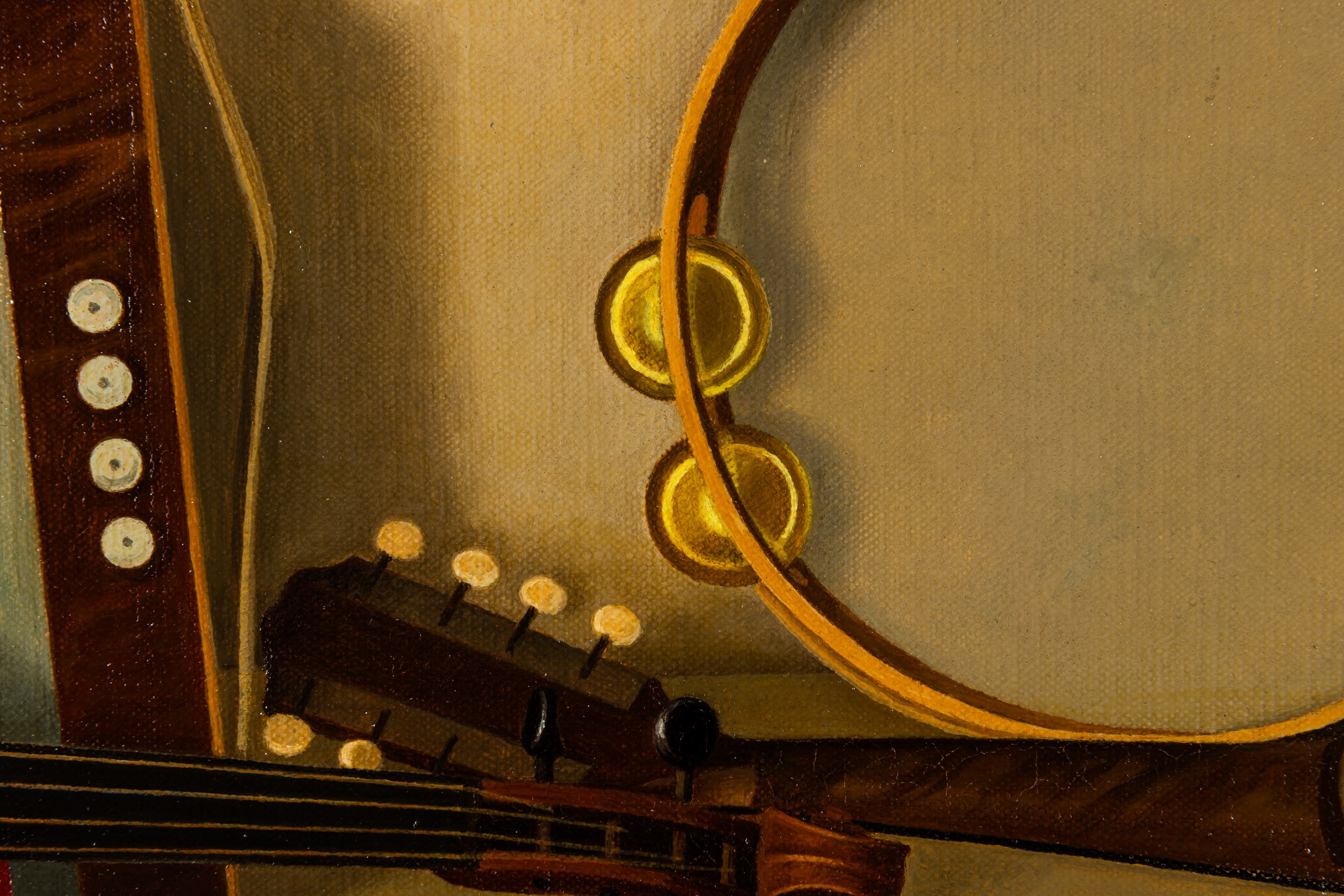 Antonio Donghi - Strumenti musicali, olio su tela