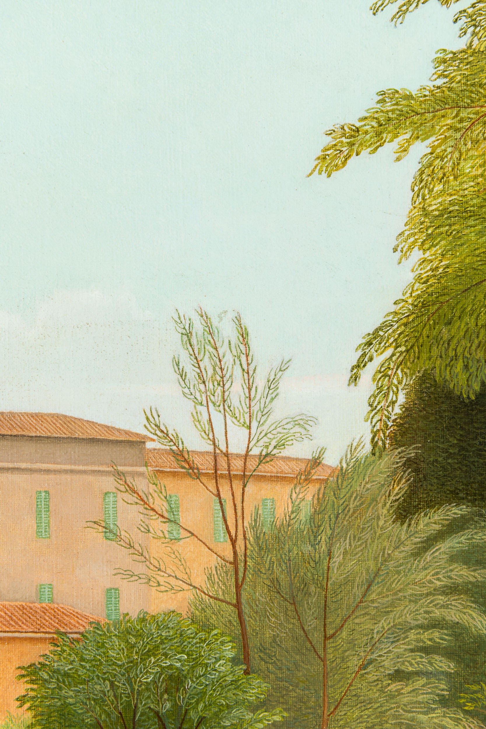 Antonio Donghi - Paesaggio, olio su tela