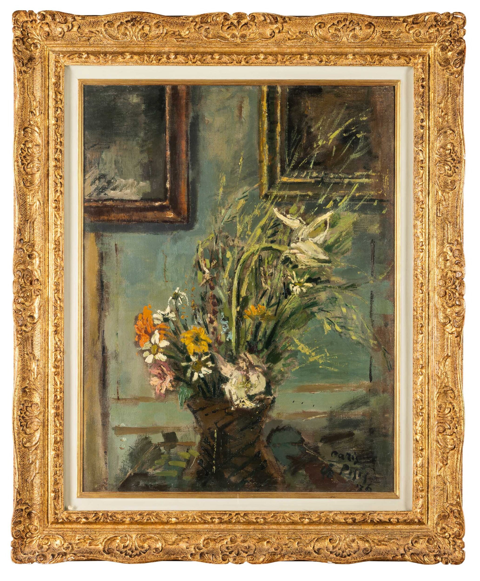 Filippo De Pisis - Fiori, olio su tela