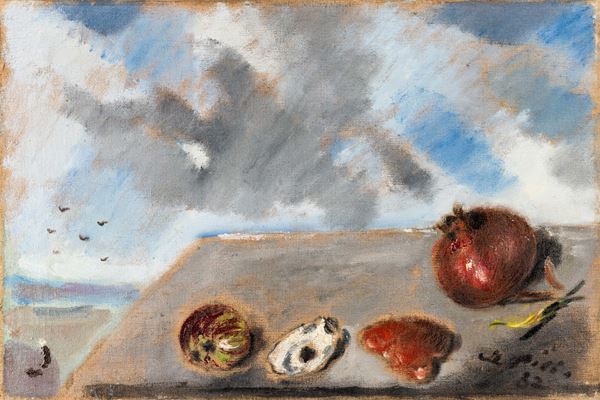 Filippo De Pisis - Natura morta marina
