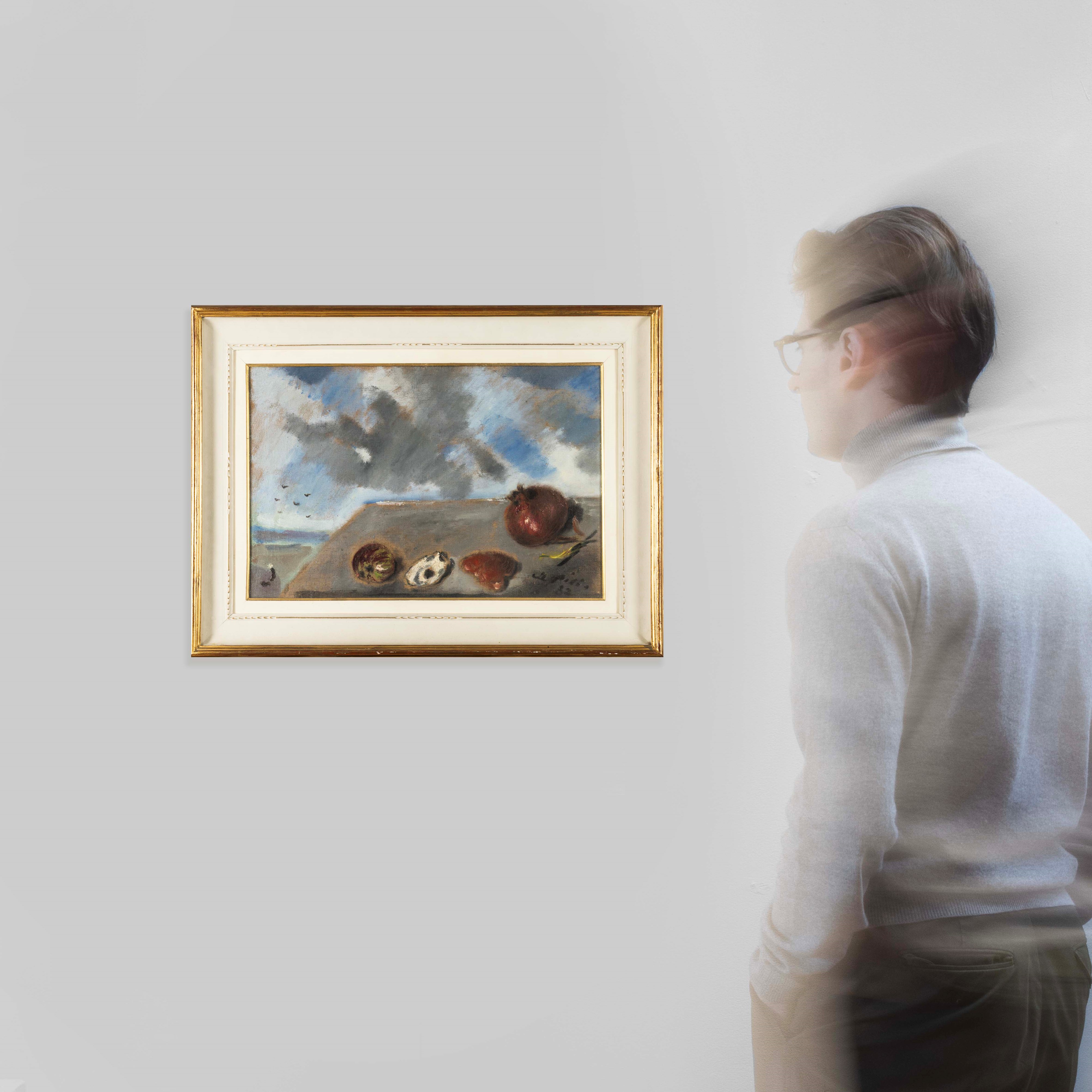 Filippo De Pisis - Natura morta marina, olio su tela