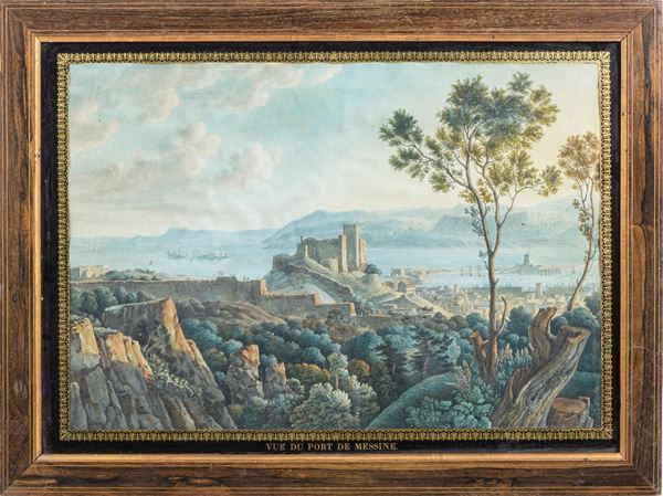 Veduta del porto di Messina