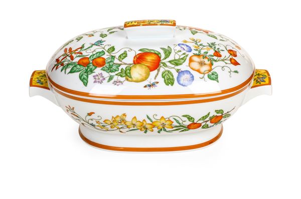 Zuppiera Hermès “La Siesta” Francia, Manifattura Limoges, seconda metà del XX secolo