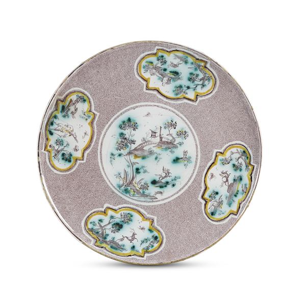 Sottocoppa Savona, Manifattura di Angelo Levantino, seconda metà del XVIII secolo 