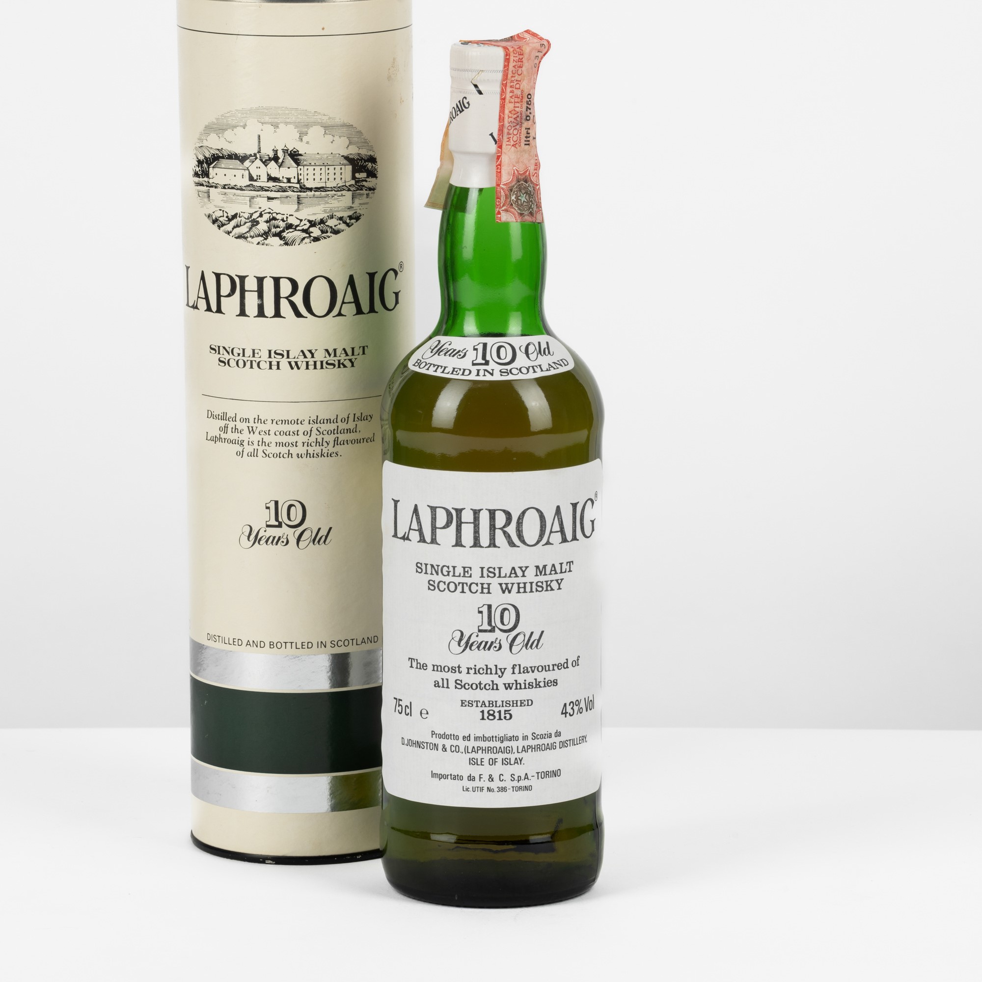 Laphroaig 10 Years Old, Islay Malt Scotch Whisky