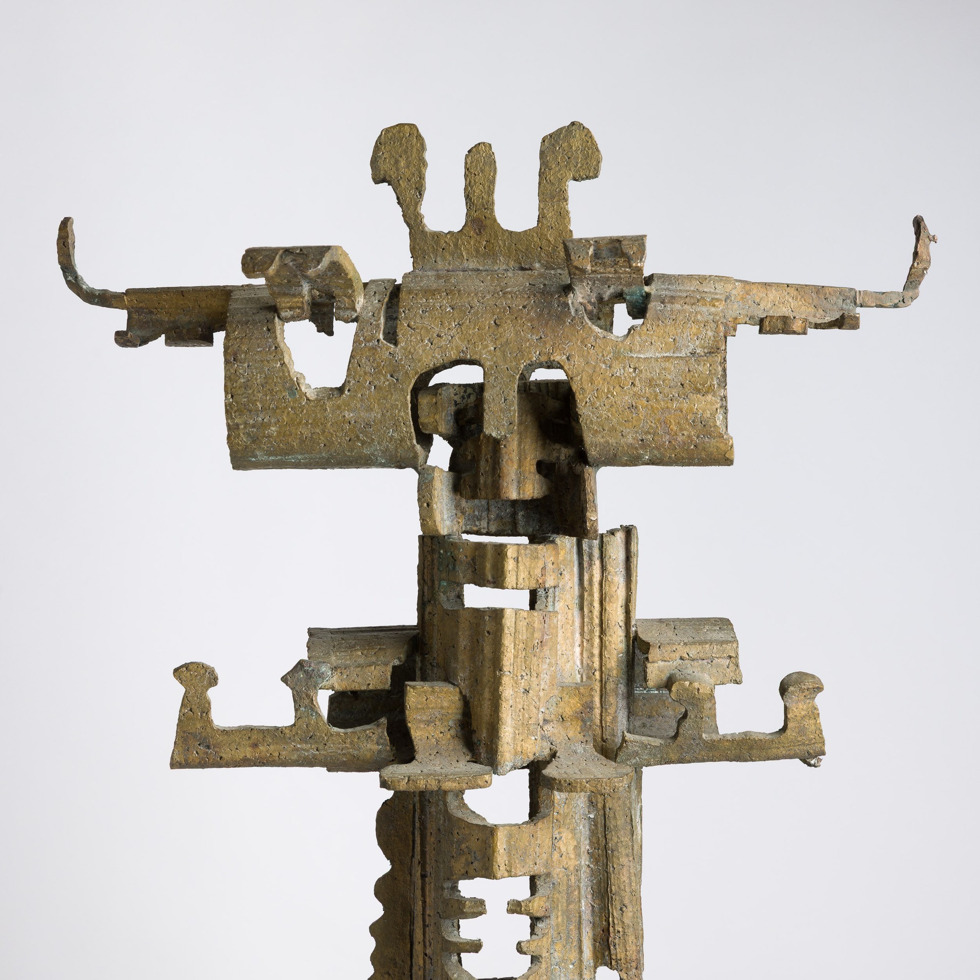 Mirko Basaldella - Figura totemica, scultura in bronzo